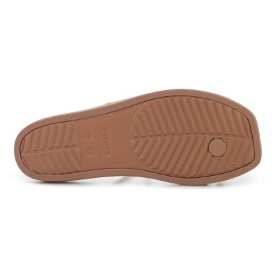 7. CROCS MIAMI TOE LOOP SANDAL W MILK CHOCOLATE 209862-2JJ