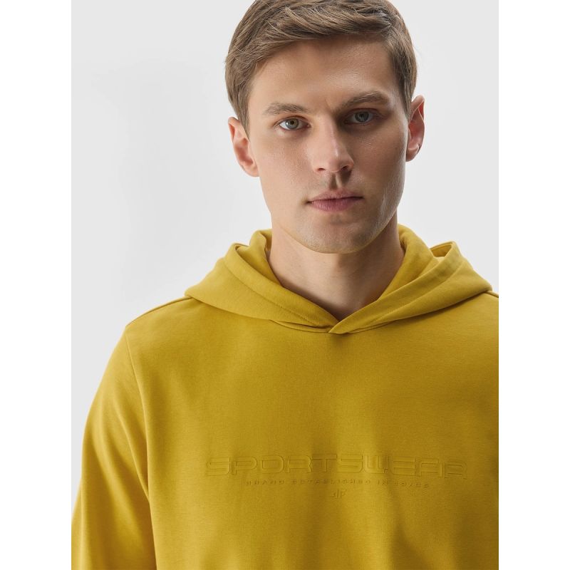 3. Bluza dresowa nierozpinana z kapturem męska 4F 4FWSS24TSWSM0948-71S