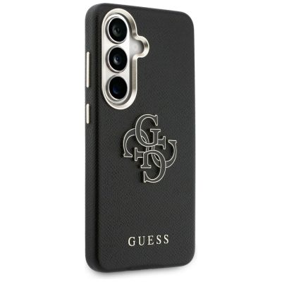 4. Etui Guess Grained Big 4G Metal Logo na Samsung Galaxy S26+ - czarne