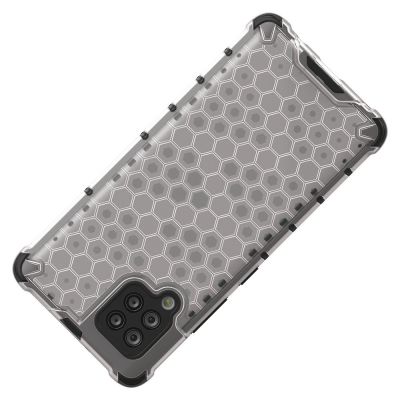 9. Honeycomb etui pancerny pokrowiec z żelową ramką Samsung Galaxy A42 5G zielony