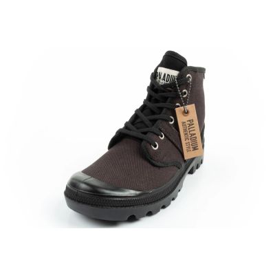 12. Buty sportowe damskie botki za kostkę Palladium Pallabrousse czarne