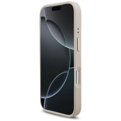 5. Etui Guess 4G Stripe MagSafe na iPhone 17 Pro - różowe