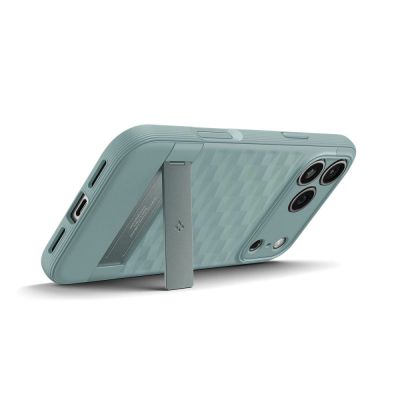 11. Etui Spigen Parallax "S" MagSafe na iPhone 17 Pro Max - zielone