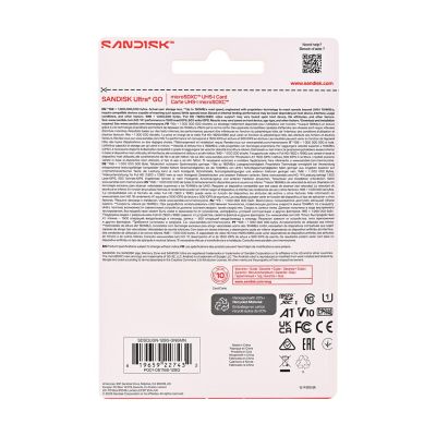 3. Sandisk Ultra Go microSD UHS-I 128GB MicroSD 190MB/s(R)