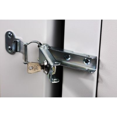 13. Digitus Szafa sieciowa wisząca Unique 19" 9U rack 600x600, drzwi szyba, szary, dzielona, złożona, 100kg
