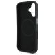 7. Etui Guess Grained Triangle MagSafe na iPhone 16 - czarne