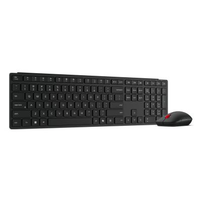 6. Lenovo 4X31S04814 klawiatura Dołączona myszka Biuro RF Wireless + Bluetooth Niemiecki Czarny
