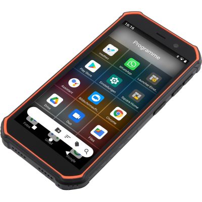 4. Telefon Olympia TREK 14cm (5.5") Dual SIM Android 10.0 4G USB Type-C 3GB 32GB 5000mAh - Pomarańczowy