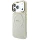 2. Etui Guess Saffiano Peony & Ring MagSafe na iPhone 18 Pro / 17 Pro - beżowe