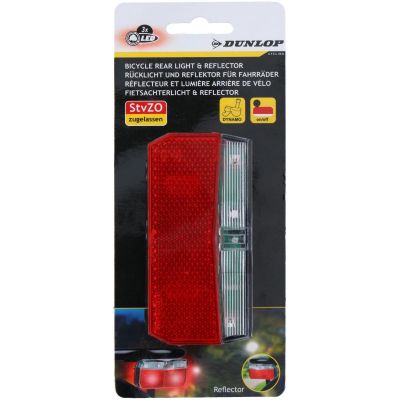 13. TYLNE ŚWIATŁO ROWEROWE 3 LED SMD DUNLOP ZASILANIE DYNAMO