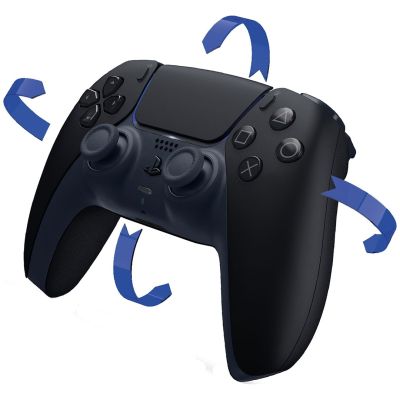 2. Kontroler bezprzewodowy PS5 SONY DualSense Midnight Black +kabel USB