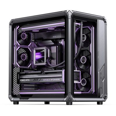 22. Jonsbo X400 Pro PC-Gehäuse, Midi-Tower, ATX, Tempered Glass - grau