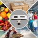 8. ELDOM ELEKTRONICZNA WAGA BAGAŻOWA WB10 VELART DOKŁADNOŚĆ 50G WAGA MAX. 50 KG