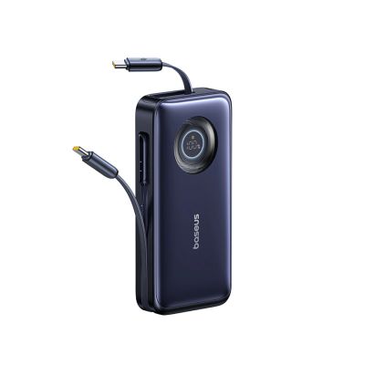 6. Powerbank Baseus EnerCore CR11 20000mAh 100W ze zwijanym kablami USB-C - czarny