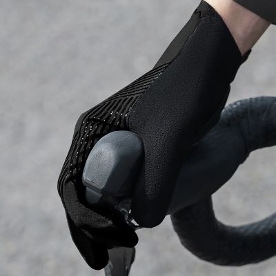 12. Rękawiczki rowerowe Rockbros wiosna/lato/jesień, pełne, rozmiar: XL- czarne