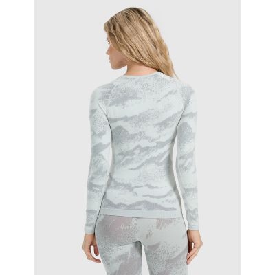 2. Bielizna termoaktywna bezszwowa (góra) damska 4F 4FWAW25USEAF208-34A