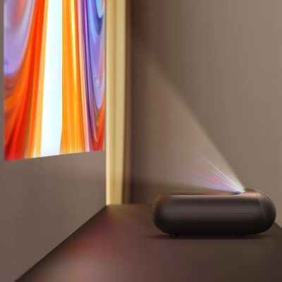 14. Projektor multimedialny Yaber K300s laserowy RGB FullHD 1080p z głośnikami JBL - czarny