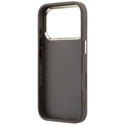 7. Etui Guess 4G & Big Resin Logo na iPhone 17 Pro Max / 18 Pro Max - brązowe