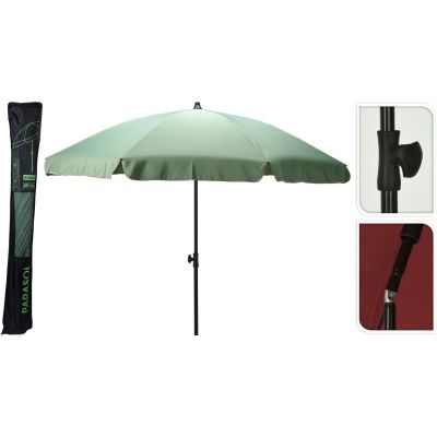 3. PARASOL OGRODOWY 185CM ZIELONY
