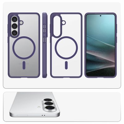 15. Etui Spigen Ultra Hybrid Mag MagSafe na Samsung Galaxy S26+ - przezroczysto-granatowe
