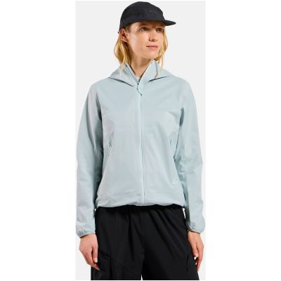 4. Kurtka damska ODLO Jacket hardshell ESSENTIAL 2.5L WATERPROOF niebieska