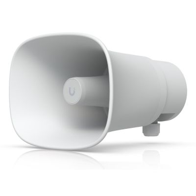 13. Zewnętrzny klakson Ubiquiti PoE 120 dB przeznaczony do pracy w każdych warunkach atmosferycznych