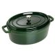 Garnek żeliwny owalny STAUB 40509-365-0 - zielony 5.5 ltr