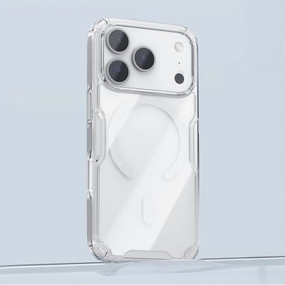 6. Etui Nillkin Nature TPU Pro kompatybilne z MagSafe na iPhone 17 Pro - białe