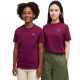 Koszulka dla dzieci Puma Cls Badge Cat Tee fioletowa 694700 41
