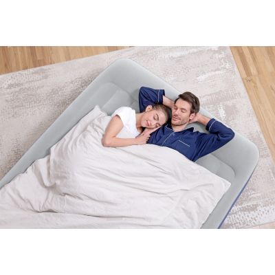 3. Bestway 67630 / 23 dmuchany materac Podwójny materac Niebieski, Biały Unisex