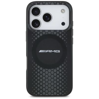 3. Etui AMG Double Layer Transparent Graphics MagSafe do iPhone 17 Pro - czarne