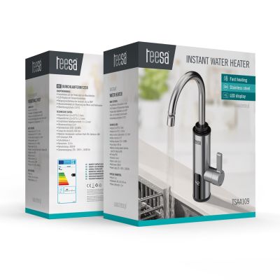 7. TEESA PRZEPŁYWOWY PODGRZEWACZ WODY TSA4109 BATERIA KUCHENNA METALOWA