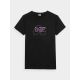 3. T-shirt slim z nadrukiem damski 4F 4FRSS24TTSHF2499-20S