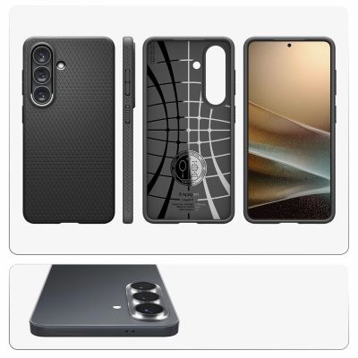 16. Etui Spigen Liquid Air na Samsung Galaxy S26+ - czarny mat