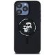 3. Etui Karl Lagerfeld Silicone Karl&Choupette Ring MagSafe na iPhone 15 Pro Max - czarne