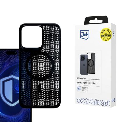 13. Etui 3mk COOLing MagCase na Apple iPhone 16 Pro Max - czarne