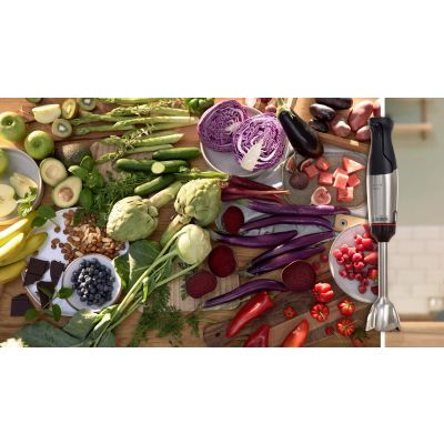 9. Blender ręczny Bosch MSM6M621 Serie 6 ErgoMaster (1000W; czarny)