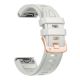 3. Pasek Tech-Protect Silicone na Garmin Fenix 5S / 5S Plus / 6S / 6S Pro / 7S / 8 / 9 / 9 Pro (43 mm) - szary