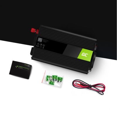 4. GREEN CELL PRZETWORNICA INV08 12V-230V 1000W/2000W MODYFIKOWANA SINUSOIDA