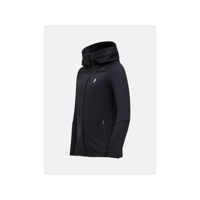 2. Bluza juniorska PEAK PERFORMANCE Jr Rider Essentials Zip Hood kolor czarny