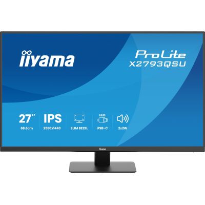 21. iiyama ProLite X2793QSU-B1 monitor komputerowy 68,6 cm (27") 2560 x 1440 px Quad HD LED Czarny
