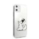 3. Etui Karl Lagerfeld Choupette Fun na iPhone 11 / Xr - przezroczyste