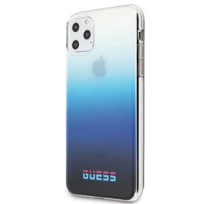 2. Etui Guess California na iPhone 11 Pro - niebieskie