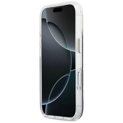 5. Etui Guess IML Gradient Script Metal MagSafe do iPhone 17 Pro - czarne