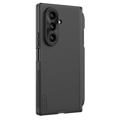 3. Etui Nillkin Super Frosted Shield Fold Magnetic na Samsung Galaxy Z Fold 7 kompatybilne z MagSafe z miejscem na S Pen - czarne