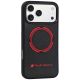 3. Etui Audi RSQ Carbon Fiber Sport Red Circle MagSafe na iPhone 18 Pro Max / 17 Pro Max - czarne