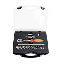 UNIOR Zestaw kluczy nasadowych 1/4'' w pudełku