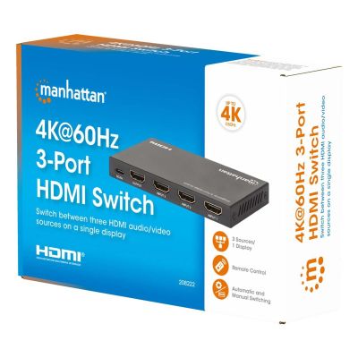 3. Manhattan 208222 przełącznik wideo HDMI