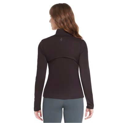 3. Skechers Go Flex Harmony Full Zip Jacket JA501-BRCT Brązowe L