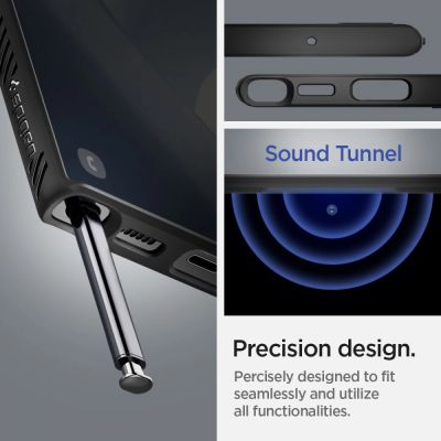 10. Etui Spigen Liquid Air na Samsung Galaxy S22 Ultra - czarny mat